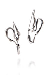 Manifest Design - Sprout Hoops - Anti. Silverplate